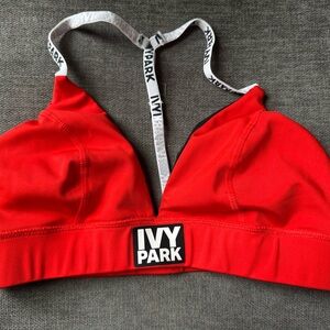 IVY PARK Vibrant Red Bralette
